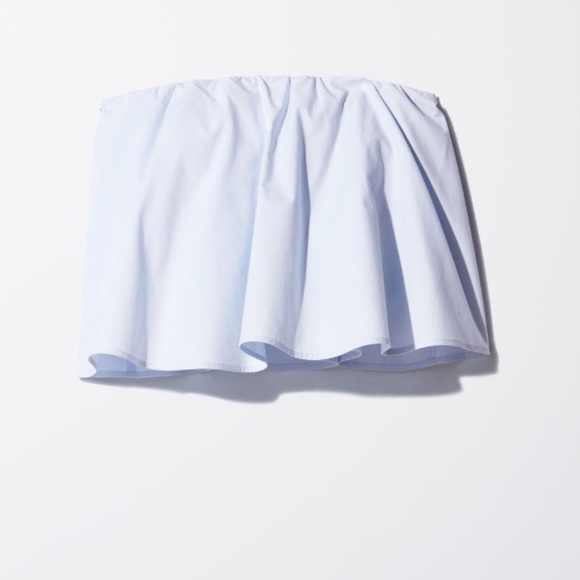 Babaton Eckerd blouse tube top blue bonaventure - Picture 3 of 3